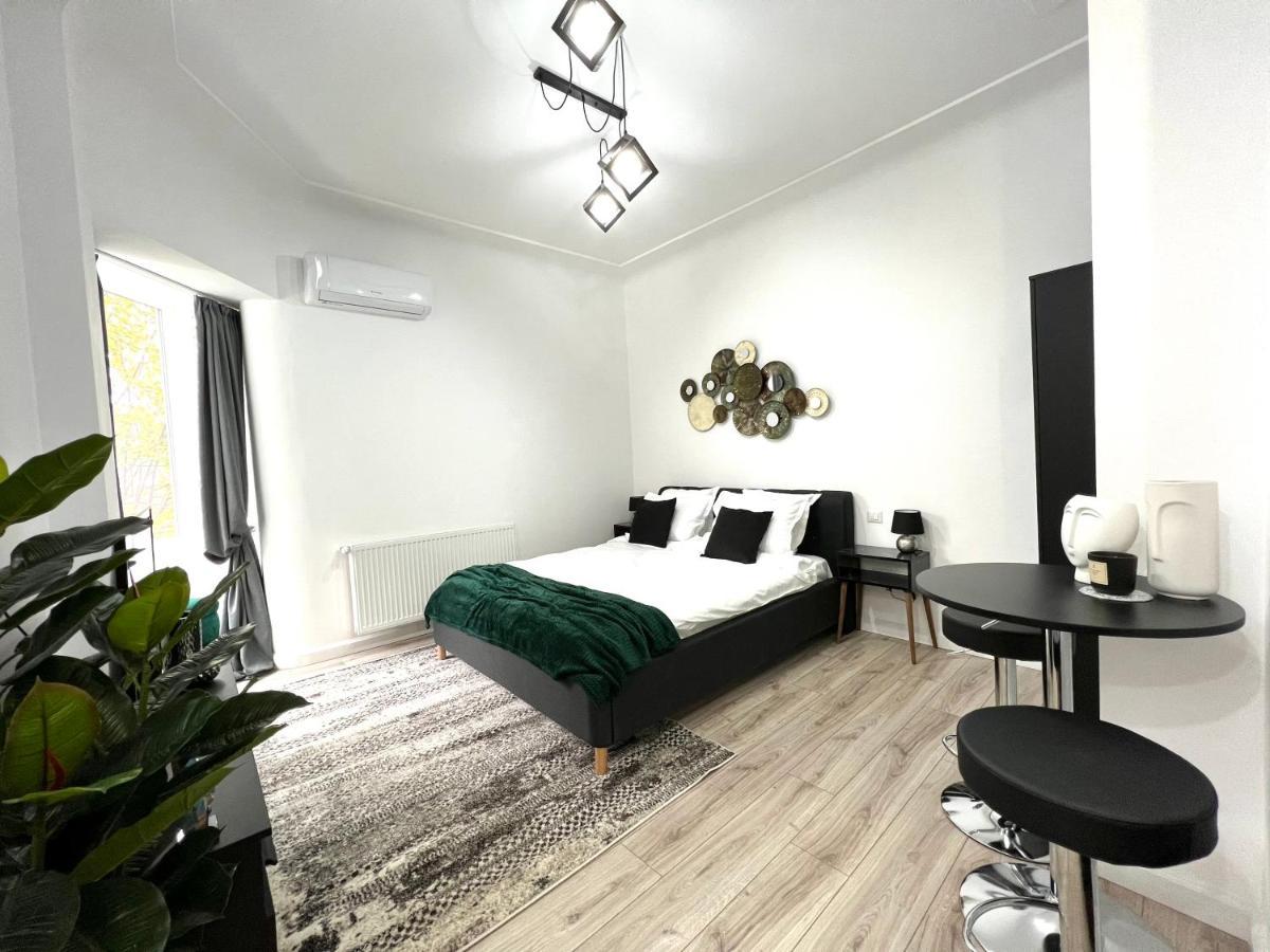Green Spot - Premium Studio - Sanador Victoriei Bukarest Kültér fotó
