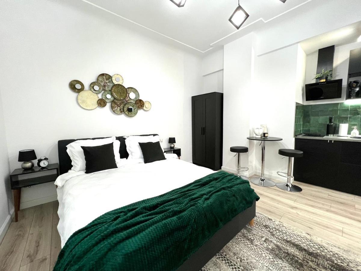 Green Spot - Premium Studio - Sanador Victoriei Bukarest Kültér fotó